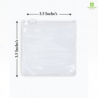 Jewellery Organiser Storage Pouches Clear Zip Lock Cover for Rings, Earings, Necklace, Transparent