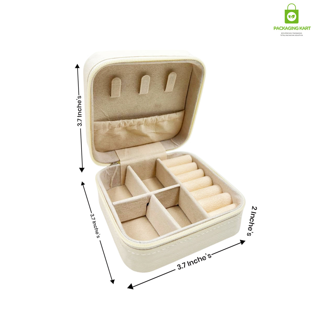 Jewellery Organizer Case for Rings, Earrings, Necklaces & Bracelets