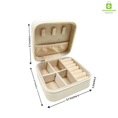 Jewellery Organizer Case for Rings, Earrings, Necklaces & Bracelets
