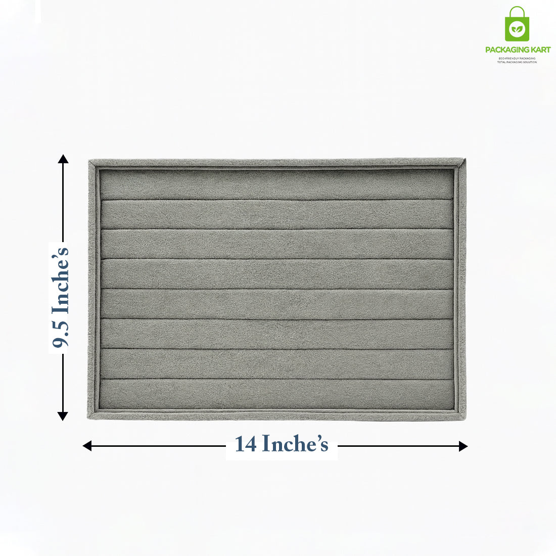 Bracelet & Kada Display Tray – Elegant Grey Velvet Finish