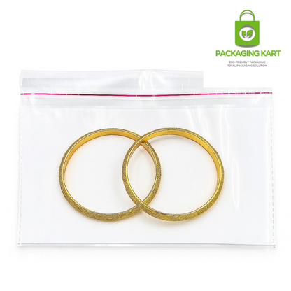 5.5X4 51 Micron Jewellery BOPP Self-Sealing Bags – Scratch-Free Packaging