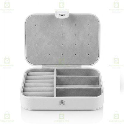 Premium 2 Step Jewellery Box for Women – Velvet Organizer Gift Case for Rings, Earrings & Necklace