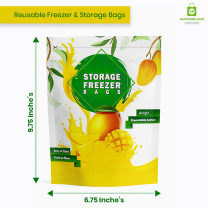 Reusable Ziplock Bags for Home Storage – Safe for Food & Organizing
