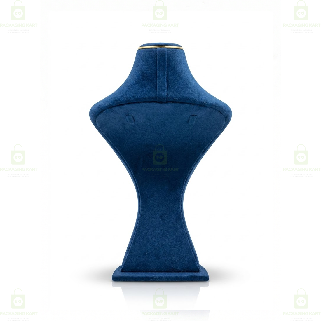 Premium Quality Leather Velvet Necklace Statue for Jewellery Display | Elegant Necklace Stand Holder