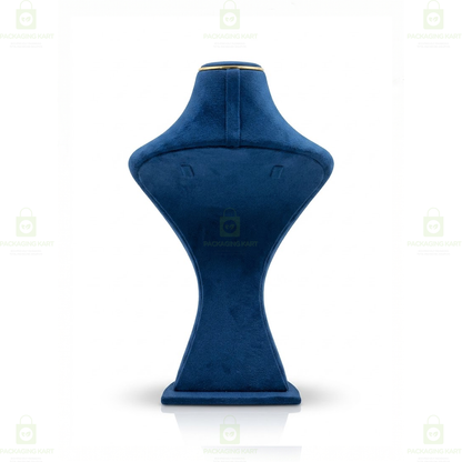 Premium Quality Leather Velvet Necklace Statue for Jewellery Display | Elegant Necklace Stand Holder