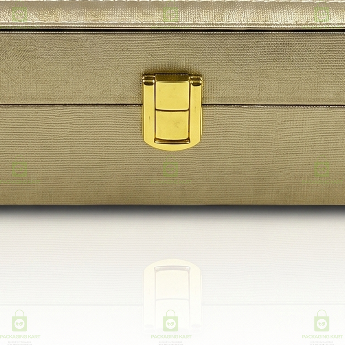 Luxury Velvet Interior Watch Organizer Box with 6 Watch Compartments