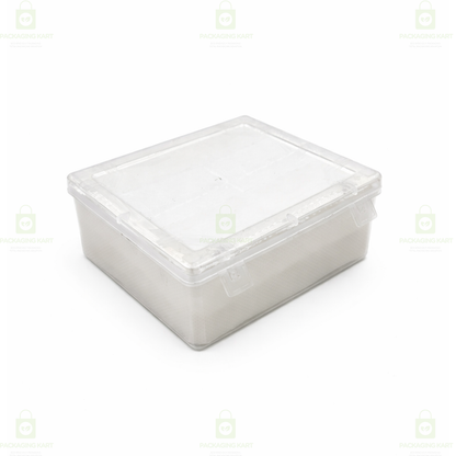Jewellery Plastic Box with White Cushion Cotton Padding – Anti-Oxidation Jewellery Organizer for Safe Storage