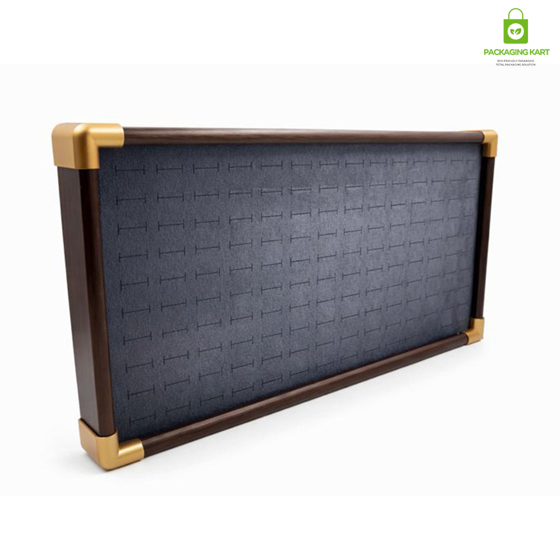 Fancy Velvet Rings Wooden Display Tray for Jewellery