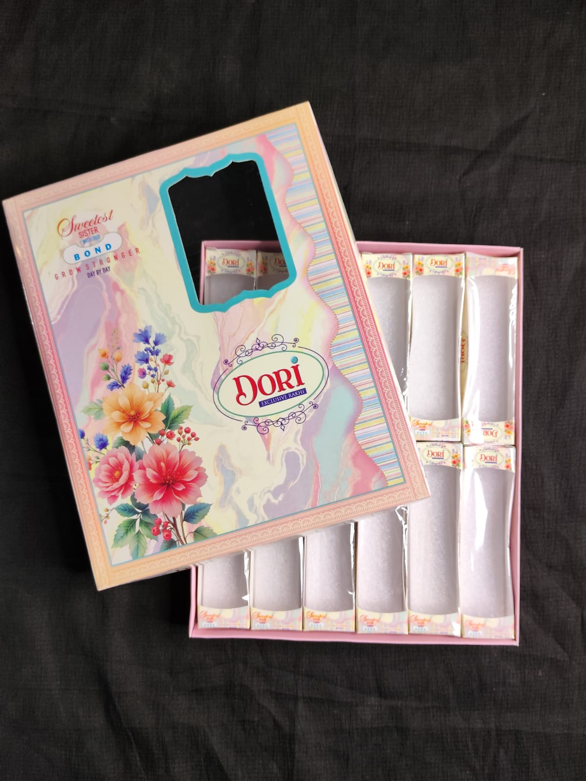 Luxury Rakhi Card and Box Combo | Premium Raksha Bandhan Gift Presentation
