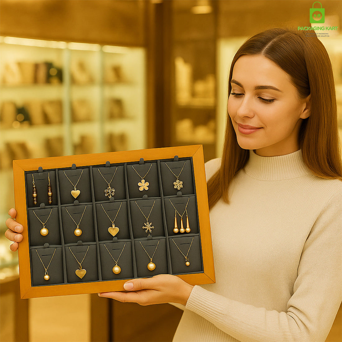 Chain Display Stand – Necklace Holder for Shop, Exhibition & Home Use