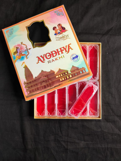 Fancy Printed Rakhi Card with Gift Box | Attractive Festival Packaging