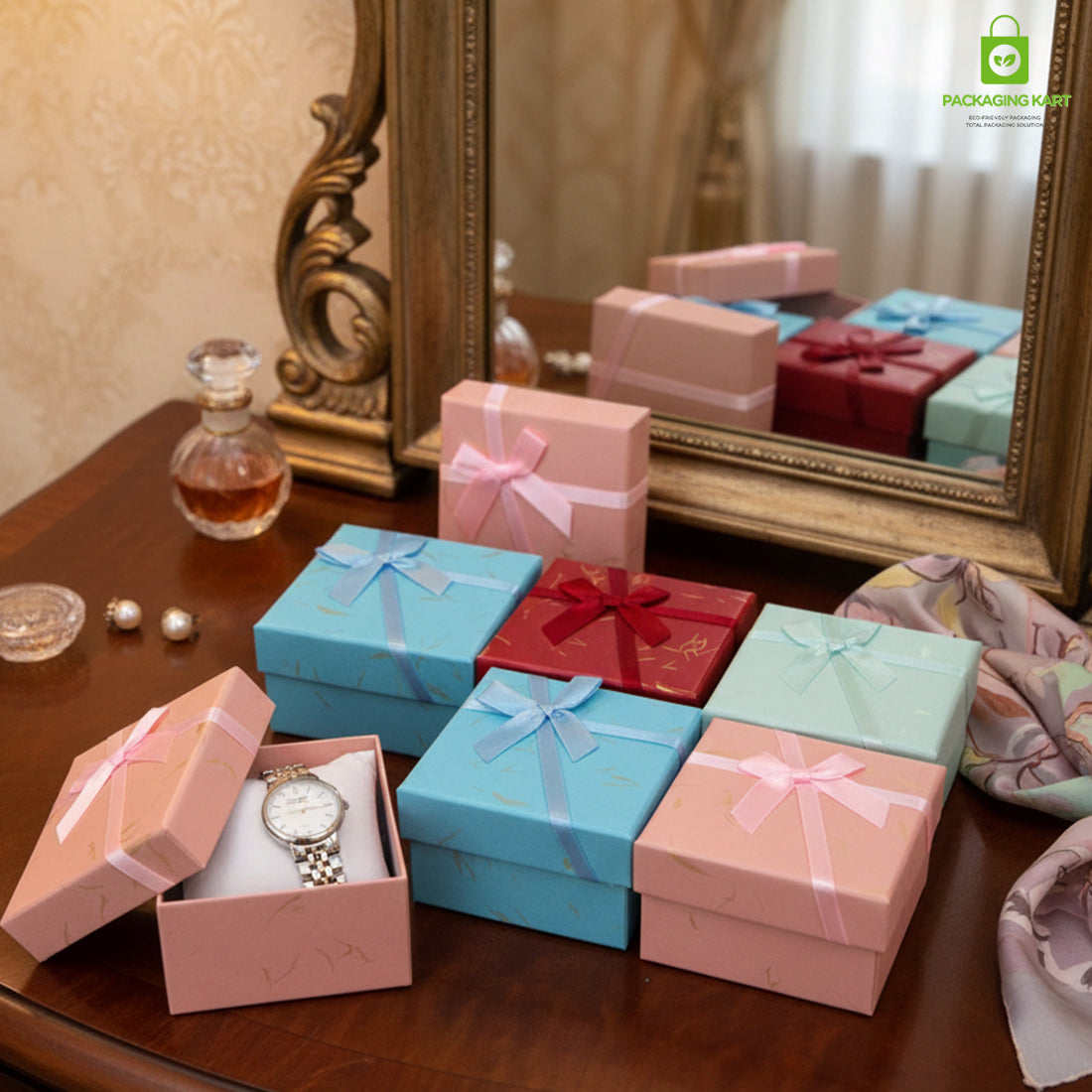 Fancy 6 Pcs Jewellery Organizer Paper Box – Stylish Gift Packaging