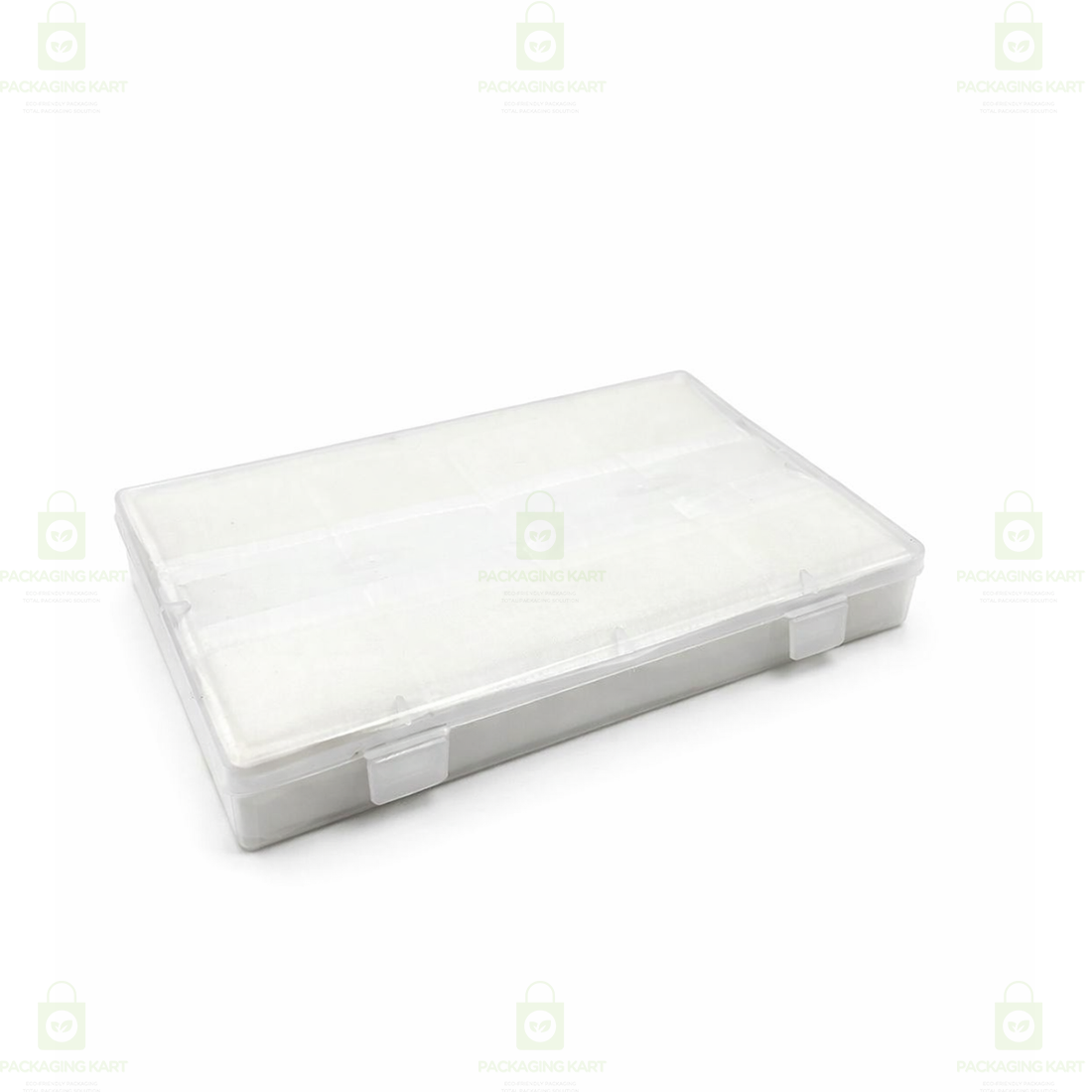 Durable Jewellery Plastic Storage Box with Soft White Cushion Cotton Lining for Protection