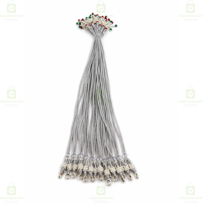 Silver Plated Jewellery Set with Adjustable Dori for Women & Girls