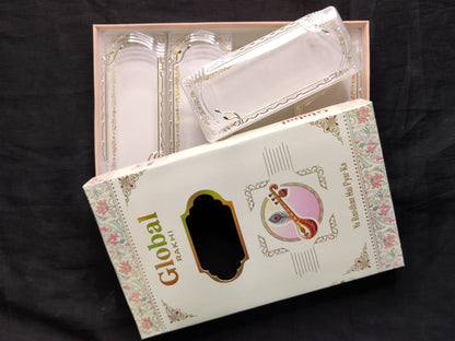 Premium Quality Rakhi Card with Fancy Box | Raksha Bandhan Special Packaging Pack Of 4 Pcs.