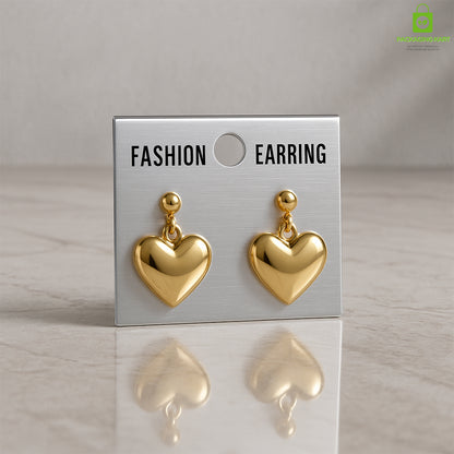 Earring Display Cards Silver Finish – Ideal for Studs, Hoops & Dangling Earrings