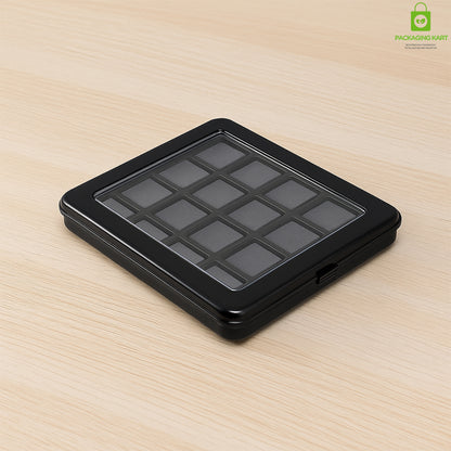 Black Plastic Jewellery Box – Set of 20 for Retail & Personal Use