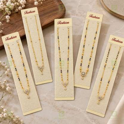 Fashion Jewellery Cards for Chain Pendant and Mangalsutra