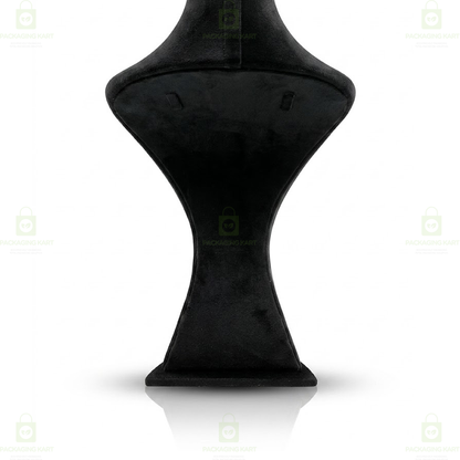 Premium Quality Leather Velvet Necklace Statue for Jewellery Display | Elegant Necklace Stand Holder