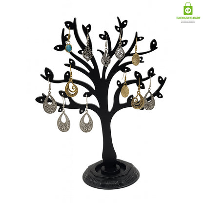 Tree Style Plastic Earring Display Stand for Shop