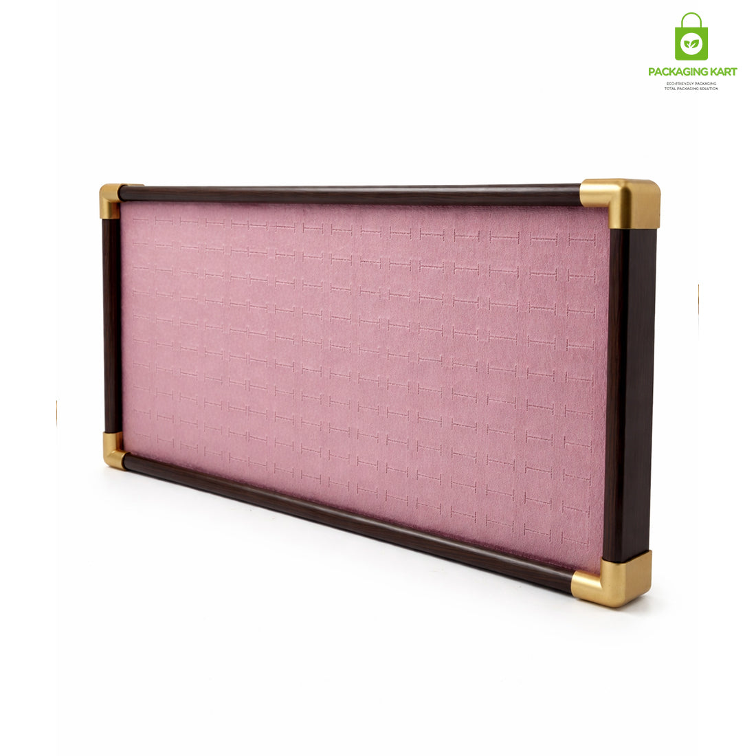 Fancy Velvet Rings Wooden Display Tray for Jewellery