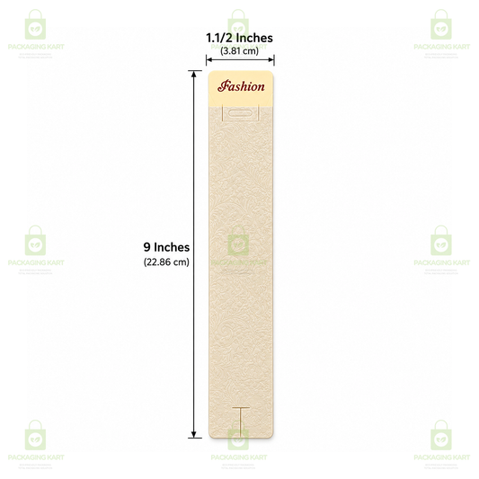 Premium Chain and Bracelet Cards for Jewellery Packaging