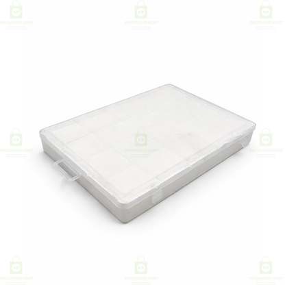 Lightweight Plastic Jewellery Organizer Box with Soft Cotton Cushion for Anti-Oxidation Protection