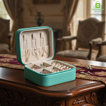 Jewellery Organizer Case for Rings, Earrings, Necklaces & Bracelets