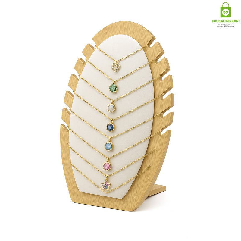 Cream Jewellery Fancy Stand for Chain Pendant – Shop & Home Display Organizer