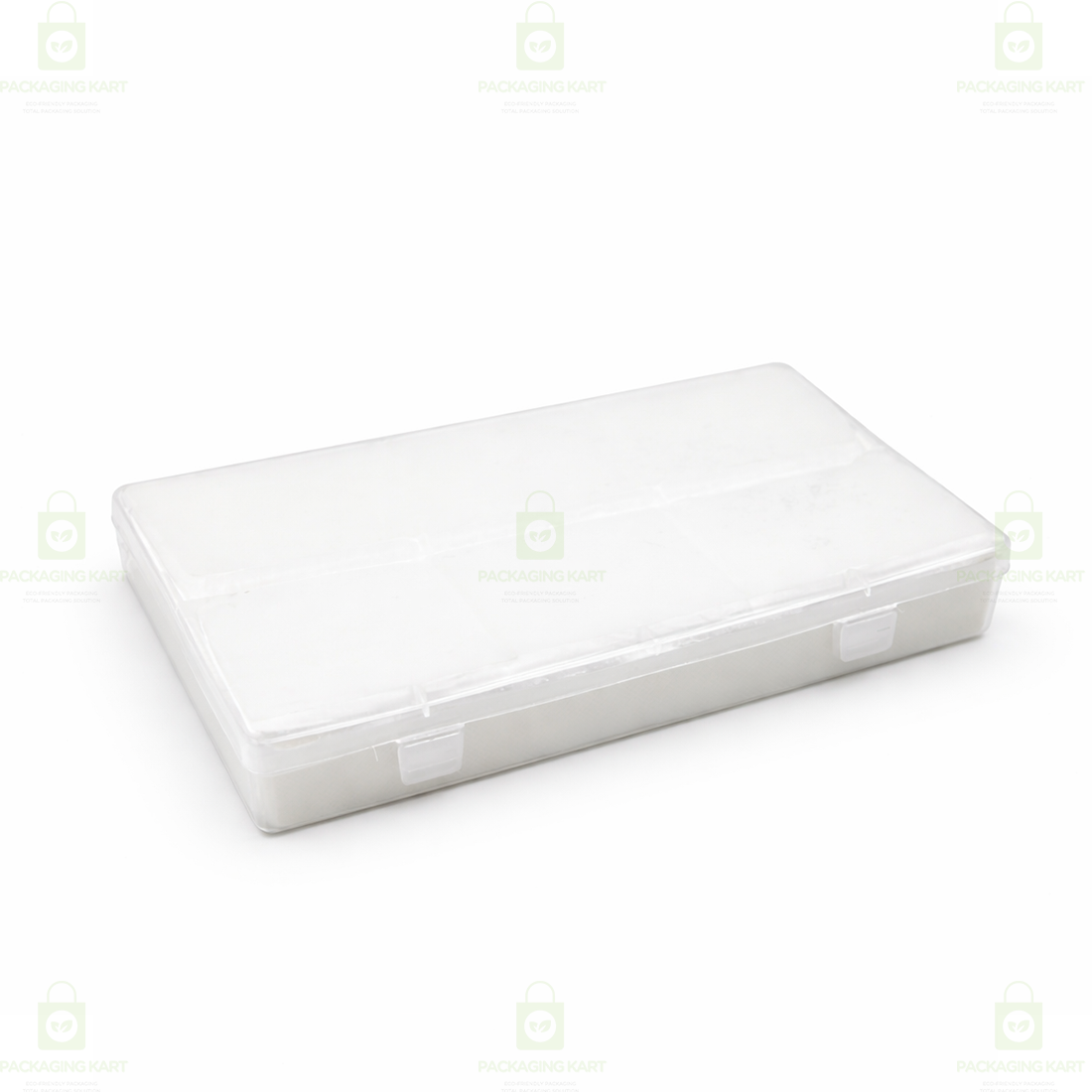 Anti Tarnish Jewellery Plastic Box with White Cotton Cushion – Jewellery Organizer for Rings & Earrings