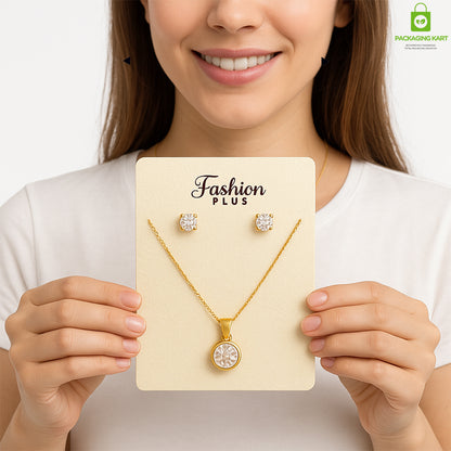 Durable Necklace Display Holder Cards for Jewelry Shops