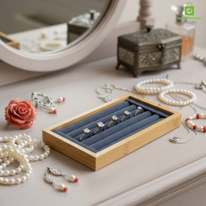 Premium Kada and Bracelet Tray – Velvet Jewellery Organizer