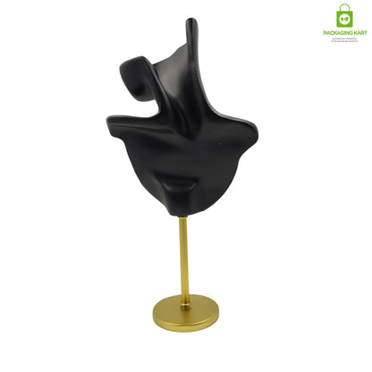 Elegant Face Mannequin Jewelry Display for Necklaces