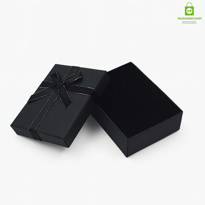 Premium Black Jewellery Organizer Box for Rings, Necklaces & Earrings