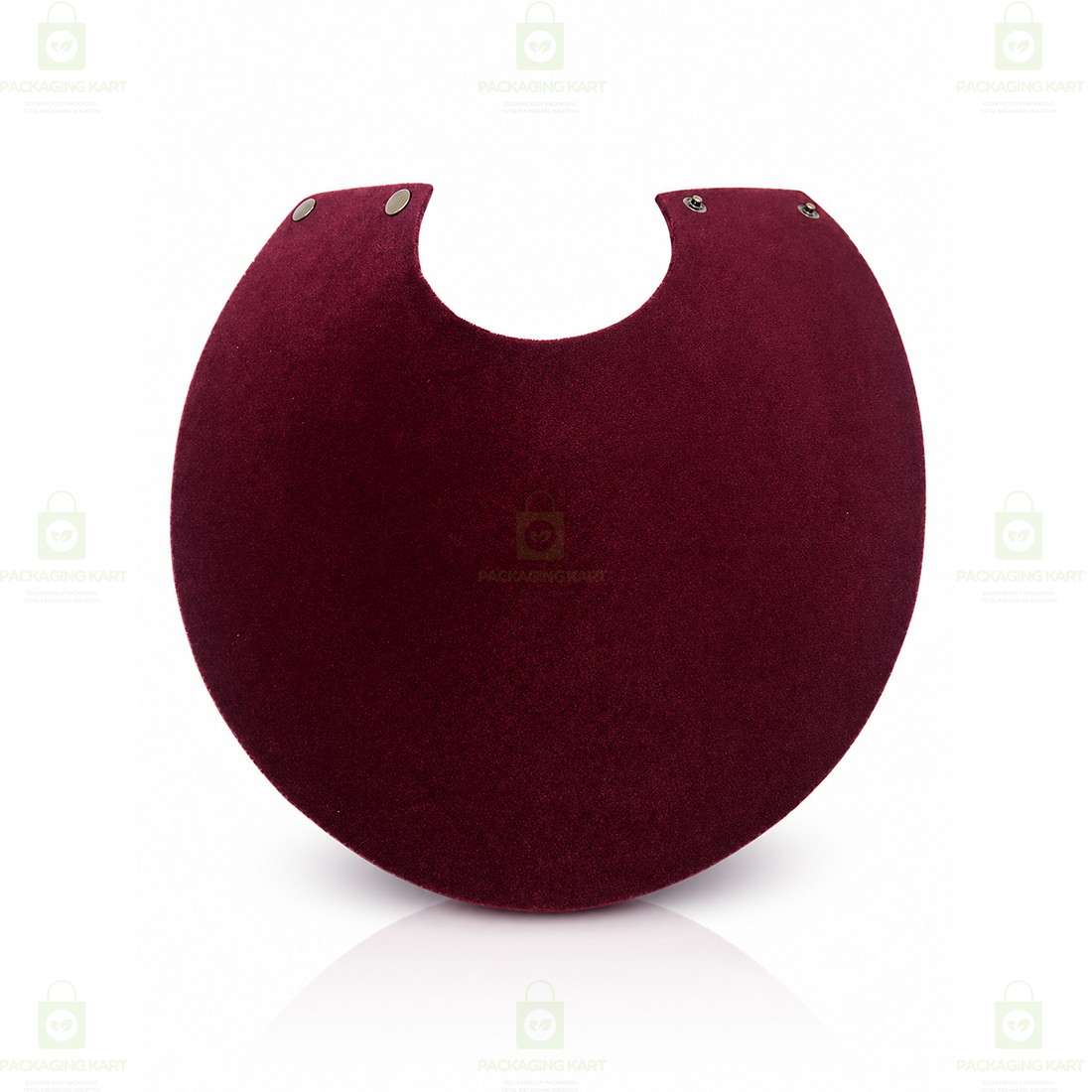 Premium Quality Leather Velvet Foldable Necklace Statue for Jewellery Display | Elegant Necklace Stand
