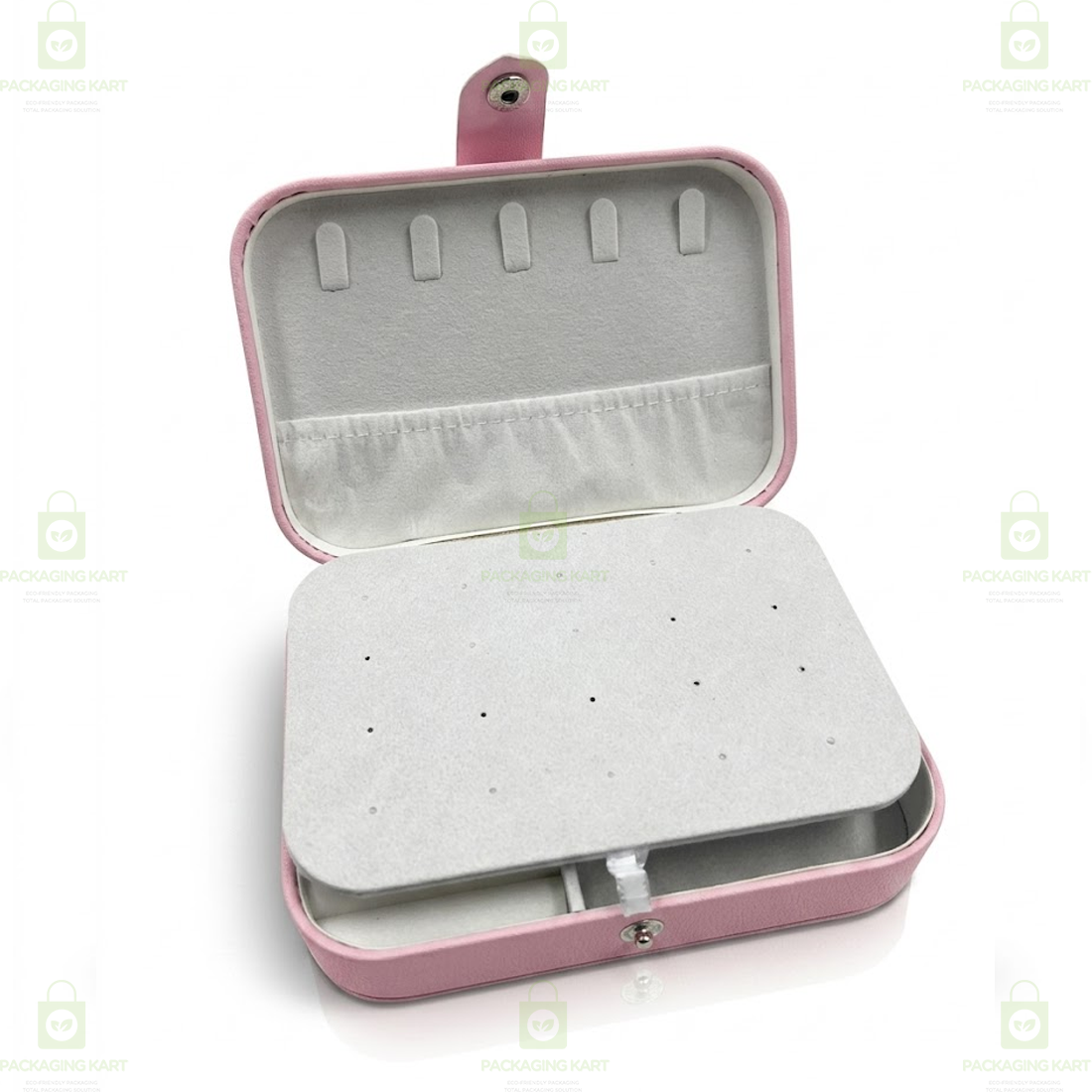 Premium 2 Step Jewellery Box for Women – Velvet Organizer Gift Case for Rings, Earrings & Necklace