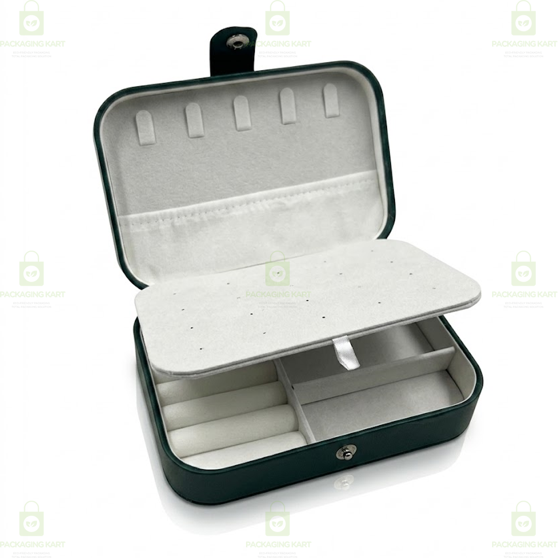 Premium 2 Step Jewellery Box for Women – Velvet Organizer Gift Case for Rings, Earrings & Necklace