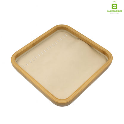 Cream Color Jewellery Tray for Chains, Pendants & Necklaces