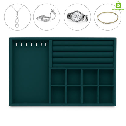 Luxury Green Velvet Box for Bracelet, Kada & Watch – Premium Jewellery Packaging