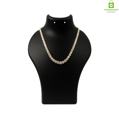 Black Plastic Fibre Jewellery Display Statue – Elegant Neck Stand