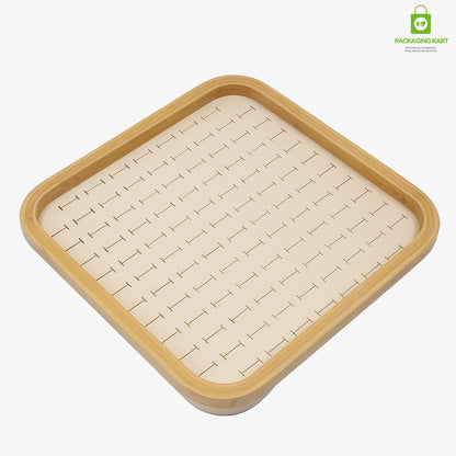 Premium Cream Jewellery Ring Tray – Elegant Storage Solution