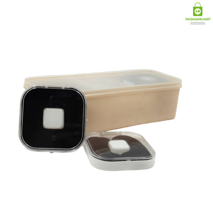 Durable Blue Velvet Plastic Box for Mangalsutra & Chain Jewellery