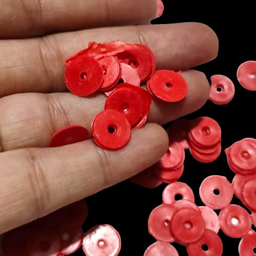Red Silicone Earring Patch Button – 1000 Pcs | Jewellery Ear Support Pads
