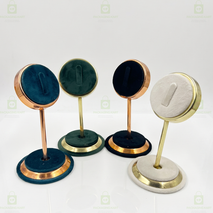 Premium Quality Single Piece Ring Velvet Stand for Jewellery Display | Elegant Ring Holder
