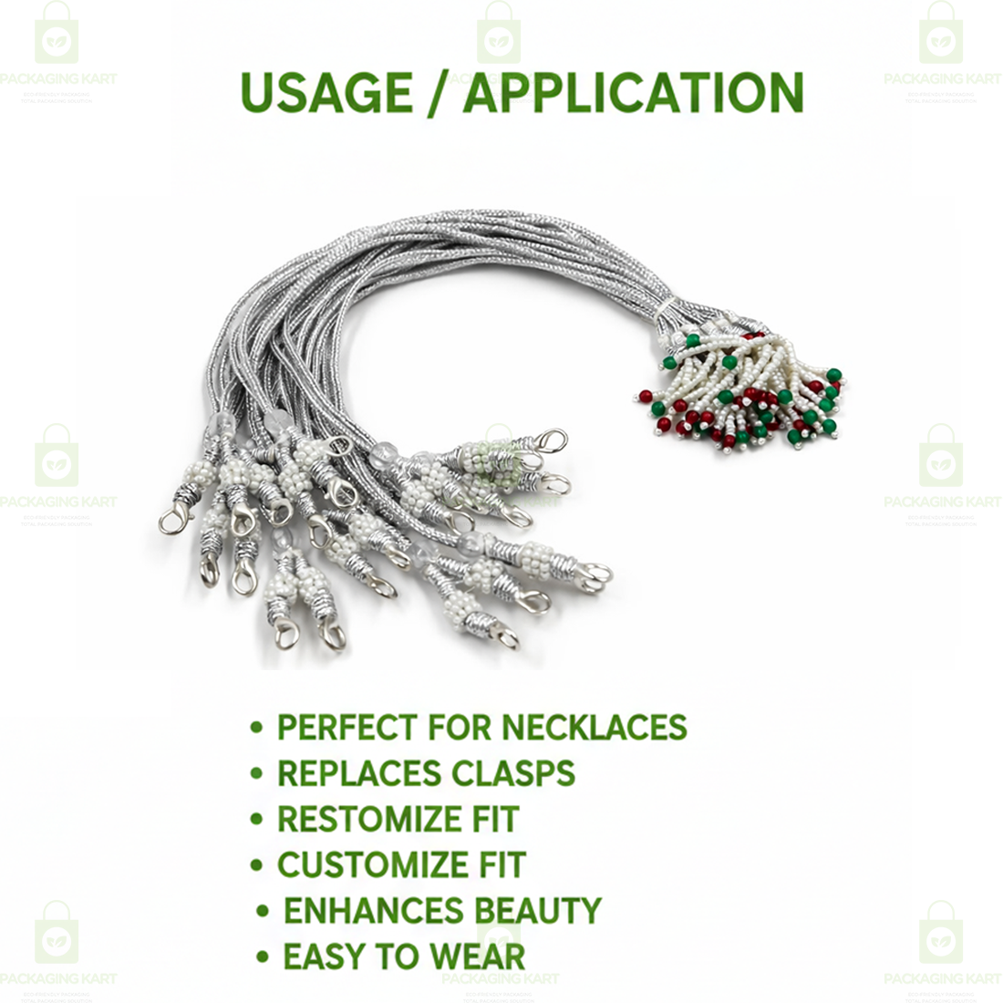 Silver Plated Jewellery Set with Adjustable Dori for Women & Girls
