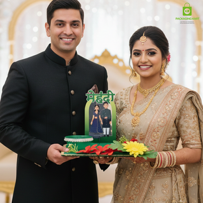 Premium Mehandi Ceremony Decoration Set for Wedding Function – Complete Haldi Mehndi Decor Kit