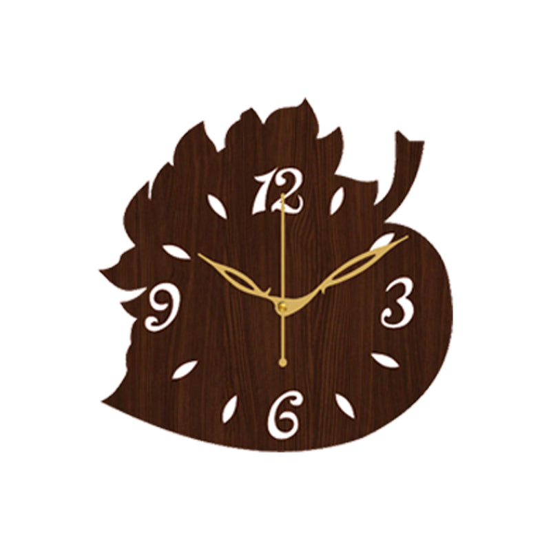 Artistic Wooden Wall Clock – Unique Geometric Pattern