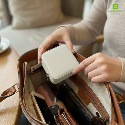 Jewellery Organizer Case for Rings, Earrings, Necklaces & Bracelets