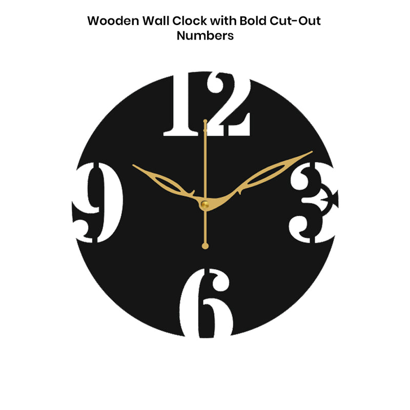 Modern Round Decorative Wall Clock with Silent Movement