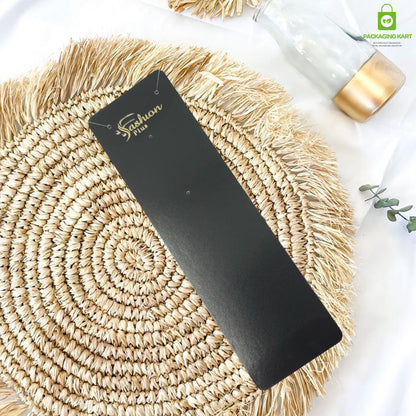 Premium Black Set Card for Fashion Jewellery Presentation
